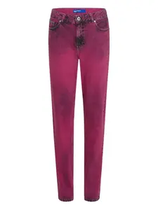 Джинсы с нашивкой-логотипом Karl Lagerfeld Jeans, розовый