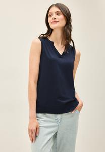 Топ Cecil SPLIT NECK, Blau/Dark Blue