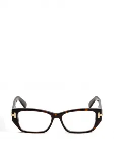 Очки с геометрической оправой TOM FORD, коричневый