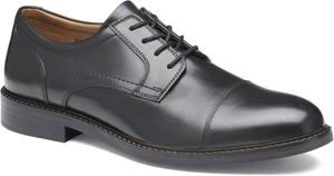 Мужские оксфорды Johnston Murphy Mason с цельнокожаным носком и шнуровкой Johnston & Murphy, черный