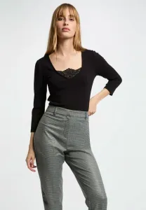 Топ с рукавами 3/4 и длинными рукавами Morgan, Noir