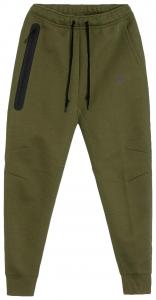 Спортивные штаны Nike Sportswear Tech Fleece Sweatpants 'Medium Olive/Black', зеленый