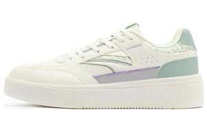 Кроссовки для скейтбординга женские, низкие, белые/зеленые 361°