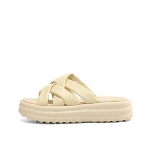 BOERDIQI Женские противоскользящие тапочки с устойчивостью к истиранию - желтые (подкладка из овчины), цвет Yellow (Sheepskin Lining)