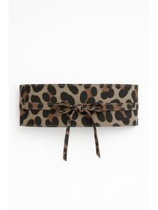 Ремень-галстук "Big Leo" бежевого цвета collezione alessandro