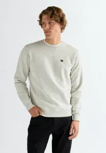 Толстовка с длинным рукавом и круглым вырезом, стандартного кроя. Wrangler, Oat Mel