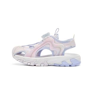 Детские сандалии с низким верхом, устойчивые к истиранию. Для детей от 3 до 7 лет. QIAODAN, фиолетовый