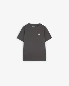 Футболка для мальчика с обычной посадкой и контрастной вышивкой логотипа Scalpers, серый