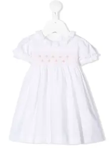 Присборенное платье с оборками Siola, белый