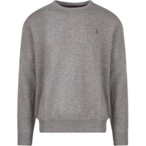 Пуловер с вышивкой поло-пони Polo Ralph Lauren, серый