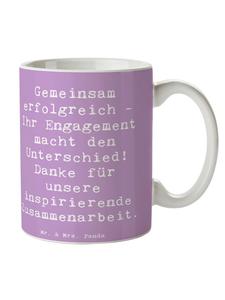Кружка с поговоркой для деловых партнеров, успех с поговоркой в лавандовом сне Mr. & Mrs. Panda