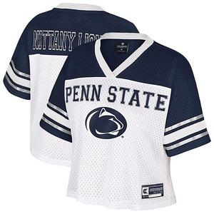 Женская белая футболка Penn State Nittany Lions Treasure Colosseum