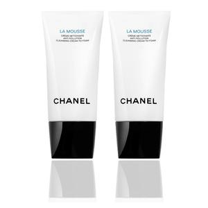CHANEL Очищающее молочко Camellia Gentle Skin Foam для снятия макияжа, увлажняющее, контролирующее жирность 150мл/150мл*2