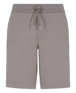 Мужские спортивные шорты из французской махровой ткани цвета коряги Armani Exchange, коричневый