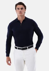 Топ van Laack Long sleeved top, Dark Blue