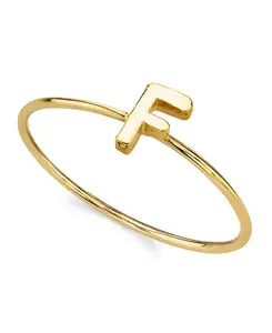 Кольцо с инициалами из 14-каратного золота 2028, f