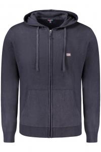 Мужской кардиган Norway 1963 на молнии с капюшоном, синий