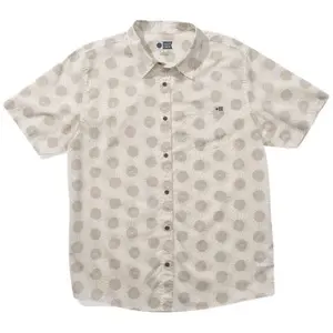 Рубашка с коротким рукавом Salty Crew Uni farm woven, бежевый