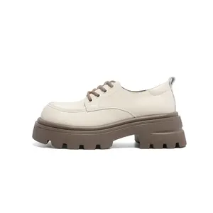 Повседневные однобортные туфли женские Earl Cat, Ecru