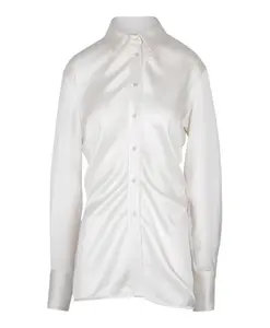 Атласная рубашка Jucca, белый