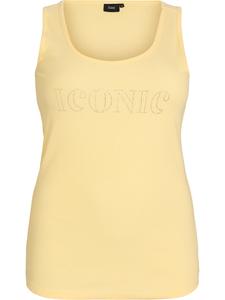Топ Zizzi Evinna, светло-желтый