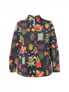 Черная блузка Ulla Popken