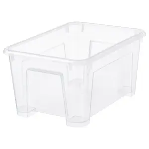 Коробка, прозрачная, 5 л SAMLA IKEA