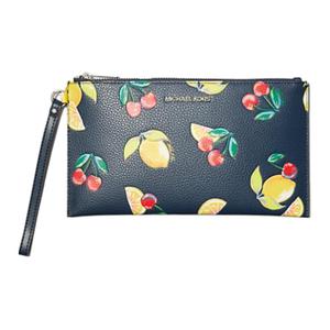 MICHAEL KORS Полиуретановый клатч с полиэстеровой ручкой женский морской синий