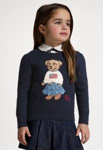 Джемпер Polo Ralph Lauren POLO BEAR COTTON SWEATER 7-14Y, Hunter Navy/Dark Blue