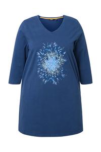 Рубашка Ulla Popken, светло-синий/темно-синий