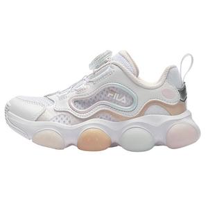 FILA KIDS Детские кроссовки с противоскользящим покрытием, износостойкие, белые, розовые, для детей от 3 до 7 лет