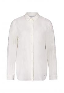 Льняная блузка с длинными рукавами Betty & Co, белый