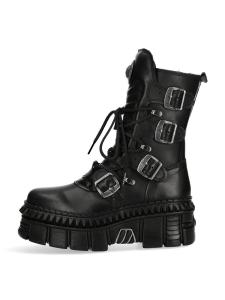 Ботинки на шнуровке New Rock, черный