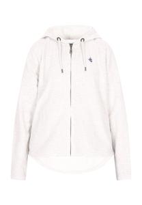 Толстовка с капюшоном на молнии DreiMaster Vintage, цвет mottled white