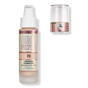 Тональный крем IRL Filter Longwear Foundation Revolution Beauty, F3 (fair skin tones with a cool undertone)