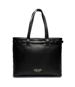 Сумка шоппер женская Liu Jo Evrim с декоративным ремнем, черный
