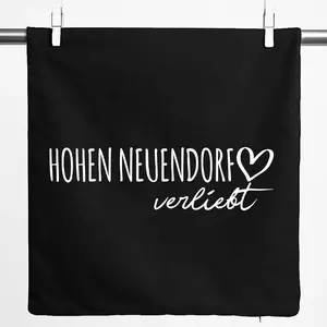 Наволочка Huuraa Hohen Neuendorf in love Gift 40х40см Черный хлопок Hohen Neuendorf Present Hellweg Druckerei