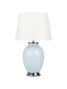 Настольные лампы BRENTA сине-белого цвета - (Ш) 33 x (В) 56 x (Д) 33 см
