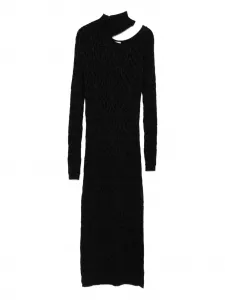 Трикотажное платье миди Akep, черный