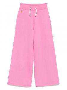 POLO RALPH LAUREN KIDS спортивные брюки с кулиской, розовый