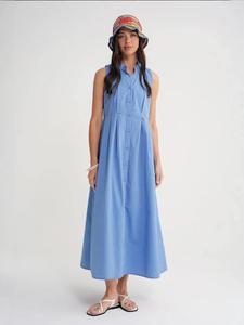 MixRay Платье-рубашка в светло-голубом цвете