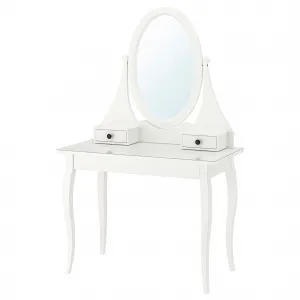 Туалетный столик, белый, 100х50 см, HEMNES IKEA