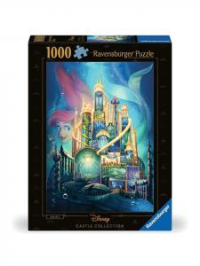 Пазл Ravensburger, 1000 деталей, «Замки Диснея: Ариэль в цвете»
