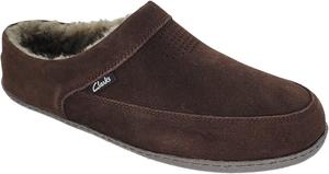 Мужские тапочки Clarks, темно-коричневый