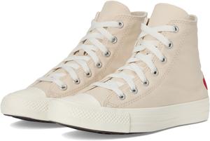 Кроссовки Converse Kids  Chuck Taylor All Star Checkered Accents, Light Dune/Egret/Red