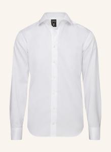 Рубашка tailor fit с длинным рукавом и воротником акулы van Laack, белый