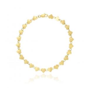 Золотой браслет с зеркальным сердцем The Lovery, 14K Yellow Gold