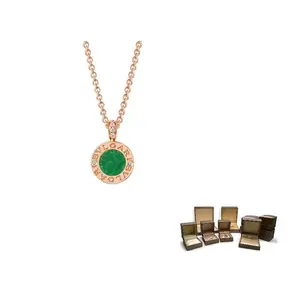 BVLGARI 18K Rose Gold ожерелье Unisex