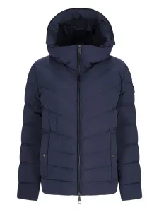 Стеганая куртка с капюшоном Add, синий