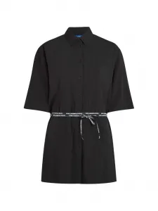 Рубашка с короткими рукавами Karl Lagerfeld Jeans, черный